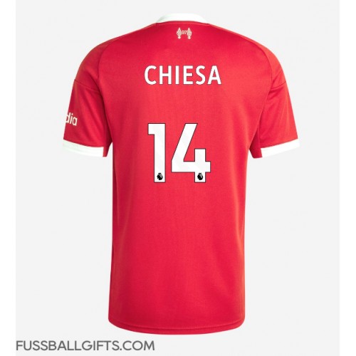 Liverpool Federico Chiesa #14 Fußballbekleidung Heimtrikot 2025-26 Kurzarm